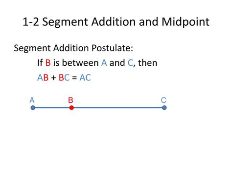 segment addition  midpoint powerpoint