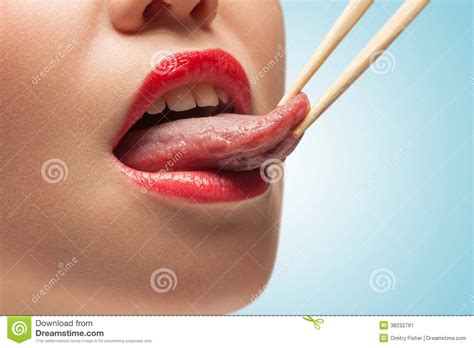 the tasty tongue stock image image of fashion lips 38232761