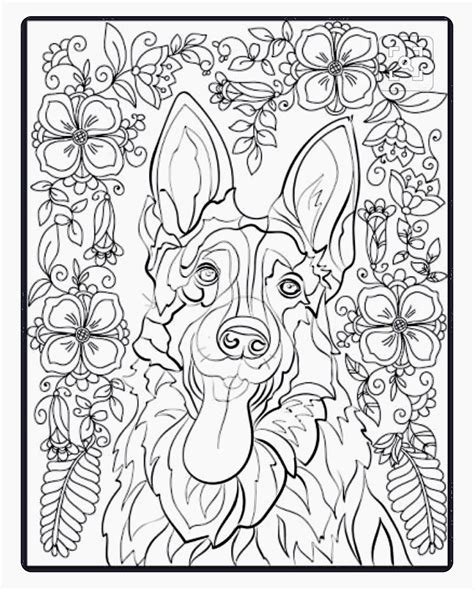 german shepherd coloring page horse coloring pages dog coloring book