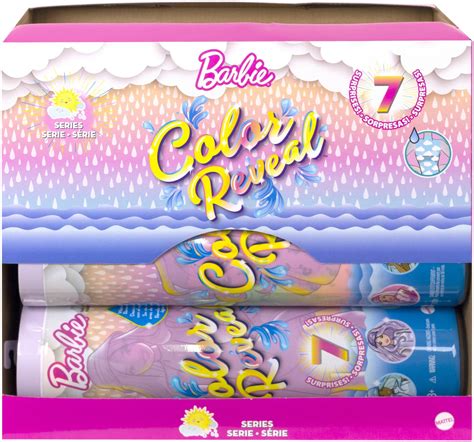 barbie color reveal  rain jackets sunshine  sprinkles