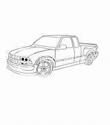 S10 Drawing Truck Mini Chevy Custom Sketch Coloring Work Pages Herman Photobucket Template sketch template