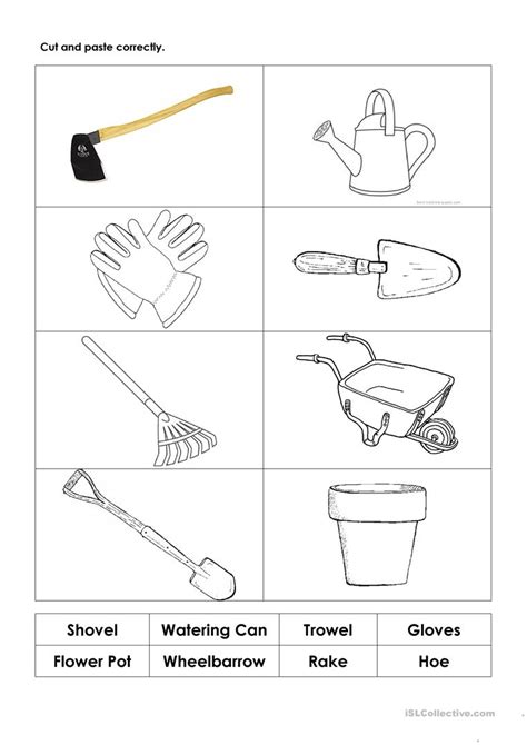 garden worksheets