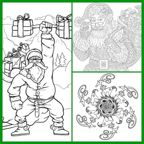 christmas coloring pages adult printable  christmas  update