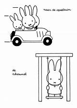 Coloring Miffy Pages Coloringpages1001 Gif sketch template