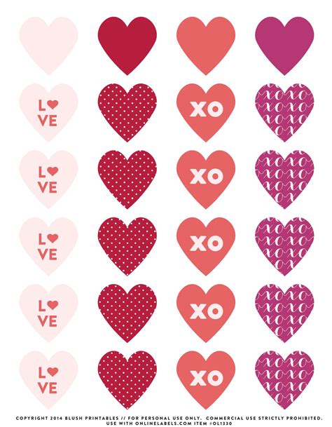 love heart labels printable heart printable printable heart