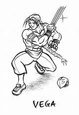 Fighter Street Vega Drawing Deviantart Drawings Paintingvalley Characters Games Manga Anime sketch template