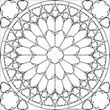 Stained Window sketch template