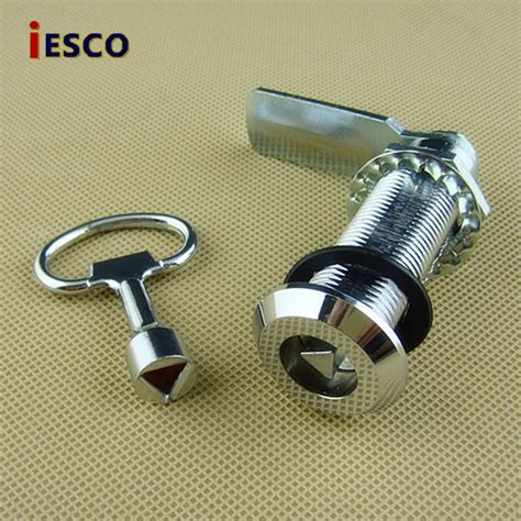 electrical box lock switch cabinet door lock triangular key cam lock industrial lock cylinder