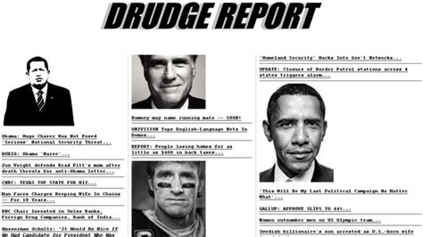 whats drudge   drudge reports black  white redesign prompts speculation fox news