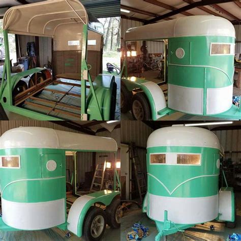 pinterest horse trailer vintage camper remodel food trailer