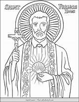 Xavier Francis Thecatholickid Saints sketch template