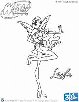 Winx Layla Coloriages Hellokids Gratuit Colorier sketch template
