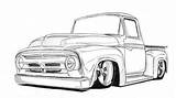 Trucks Rod Dropped Pickup Hotrod Stampare Kombi Old Camionetas Lapiz Carros F100 Boceto Rods Restful Impressionante Corsa Camioneta Monster Coches sketch template