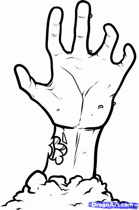 scary zombie coloring pages