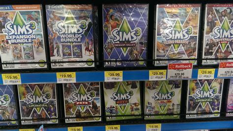 expansion packs including sims  future   stores tomorrow  sims