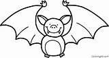 Bat Bats Coloringall sketch template