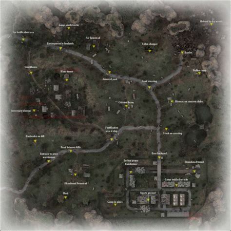pda maps  point names map pack stalker