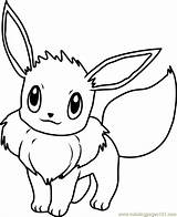 Eevee Evolutions Coloringpages101 Jumping sketch template