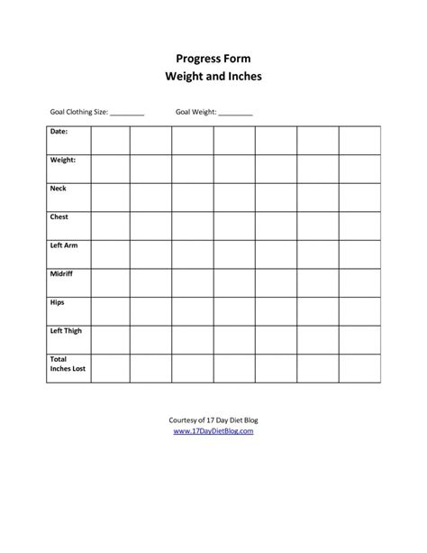 weight loss chart  day diet