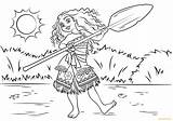 Moana Princess Waialiki Pages Coloring Online Disney Color sketch template
