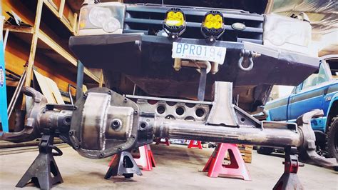ton axle swap  link front suspension ultimate land rover discovery