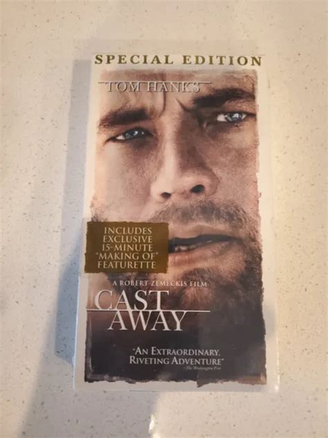 cast  vhs sealed special edition full screen video tape tom hanks    picclick