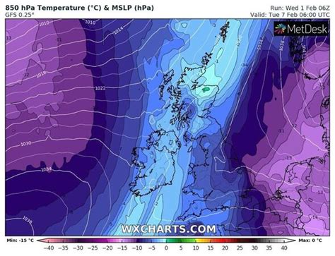 Uk Weather Maps Forecast Week Long Snow Chaos To Grip Britain In 15c