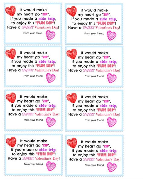 fun dip valentines printable momof valentines card sayings valentines day card