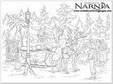 Narnia Chronicles Colouring sketch template