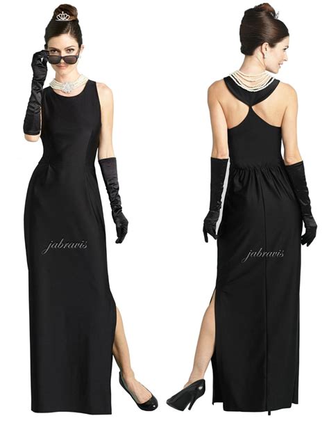 Audrey Hepburn Breakfast Tiffany’s Givenchy Repro Maxi Dress Gown