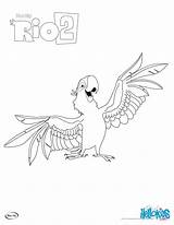 Rio Coloring Blu Pages Blue Color Print Kids Online Printable Movie Rio2 Tale Adventures Birds Singing Song Getcolorings Hellokids Template sketch template