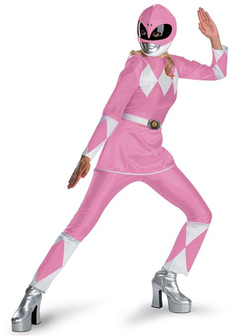 adult pink power ranger costume