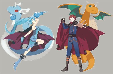 dragonite wataru dragonair and ibuki pokemon and 2 more drawn by