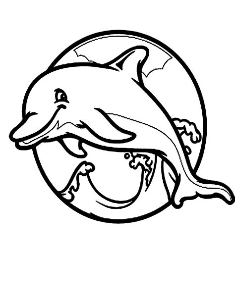 cute dolphin coloring pages clipart panda  clipart images