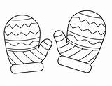 Coloring Mittens Mitten Pages Colouring Winter Drawing Printable Rukavice Gif Kids Snowman Hat Sheets Template Clipart Hats Pattern Piikeastreet Popular sketch template