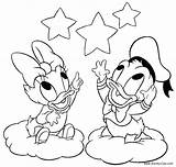Baby Coloring Pages Donald Cartoon Duck Disney Printable Princess Babies Cartoons Sleeping Goofy Christmas Drawing Characters Colouring Minnie Mickey Sheets sketch template