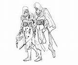 Assassin Creed Coloring Random sketch template