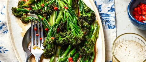 Purple Sprouting Broccoli In Oyster Sauce Recipe Olivemagazine