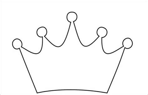crown shape templates crafts  colouring pages crown