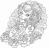 Tattoo Coloring Pages Printable Getcolorings sketch template