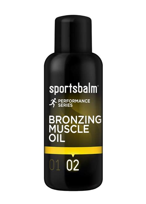 sportsbalm bronzing muscle oil  ml sportsbalm massageproducten verzorging
