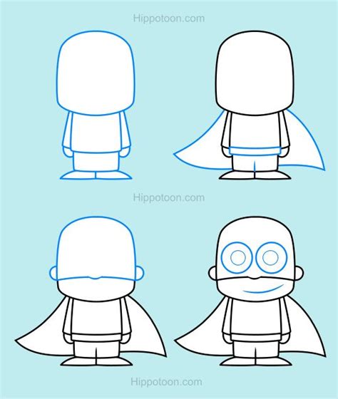 simple drawing lesson    draw  superhero awesome designs