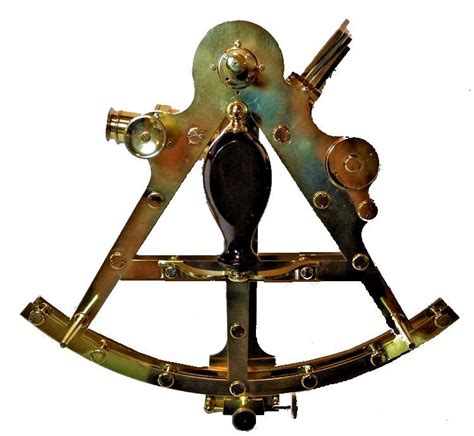 troughton and simms double frame brass quintant sextant land and sea