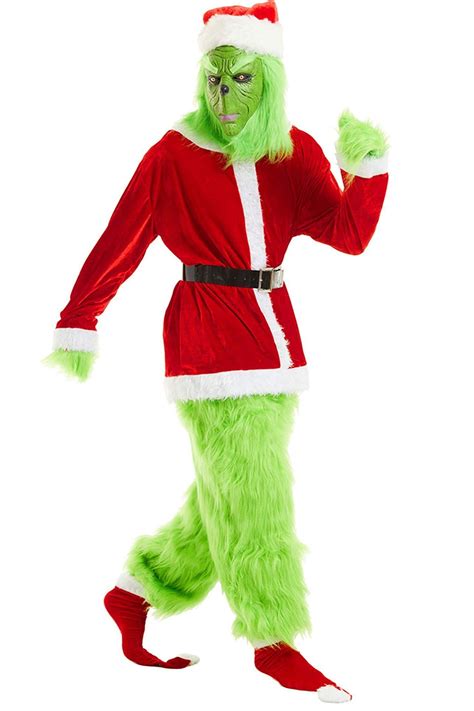 grinch santa costume outfit  adult hallowitch costumes
