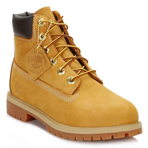 timberland timberland   premimum juniors  nubuck wheat  boots timberland