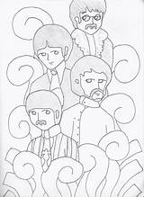 Beatles Imagixs sketch template