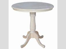 Unfinished 36 inch Round Counter height Pedestal Table 16539215