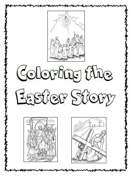 coloring  easter story homeschool bible easter easter sunday