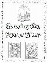 Easter Story Sunday Coloring Resurrection School Meaning Kids Pages Bible Activities Preschool Jesus Christianhomeschoolhub Homeschool Christian Crafts sketch template