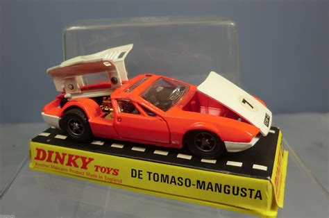 dinky toys model  de tomaso mangusta  mib eur  picclick  pink body models